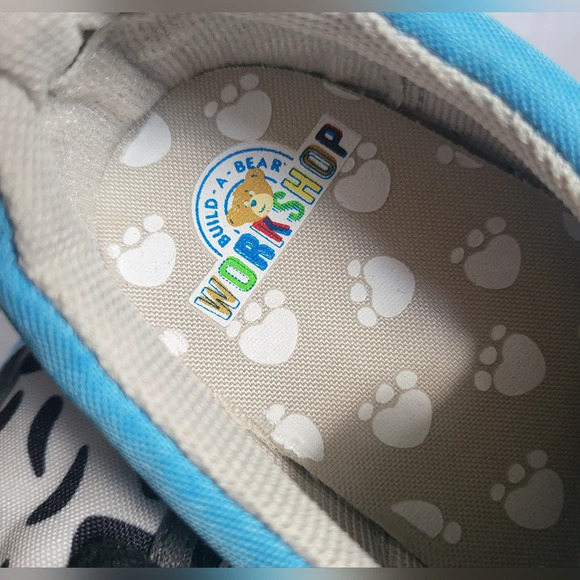NWT Build-A-Bear Workshop Dalmatian Embroidered Puppy Slip-On Shoes‎ Size 11 - Picture 7 of 11